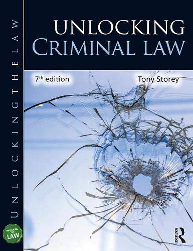 Unlocking Criminal Law (Unlocking the Law)