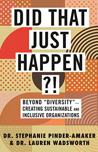 Did That Just Happen?!: Beyond Diversity?Creating Sustainable and Inclusive Organizations