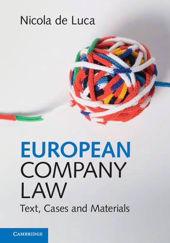 European Company Law: Text, Cases and Materials