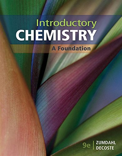 Introductory Chemistry: A Foundation